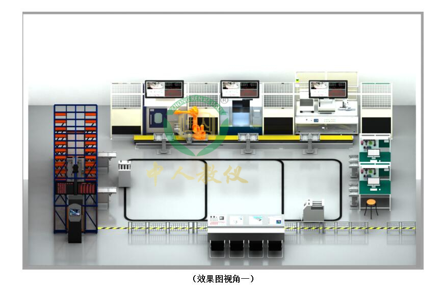 智能加工柔性实训体系,智能工场实训体系(WMS+MES+ERP)